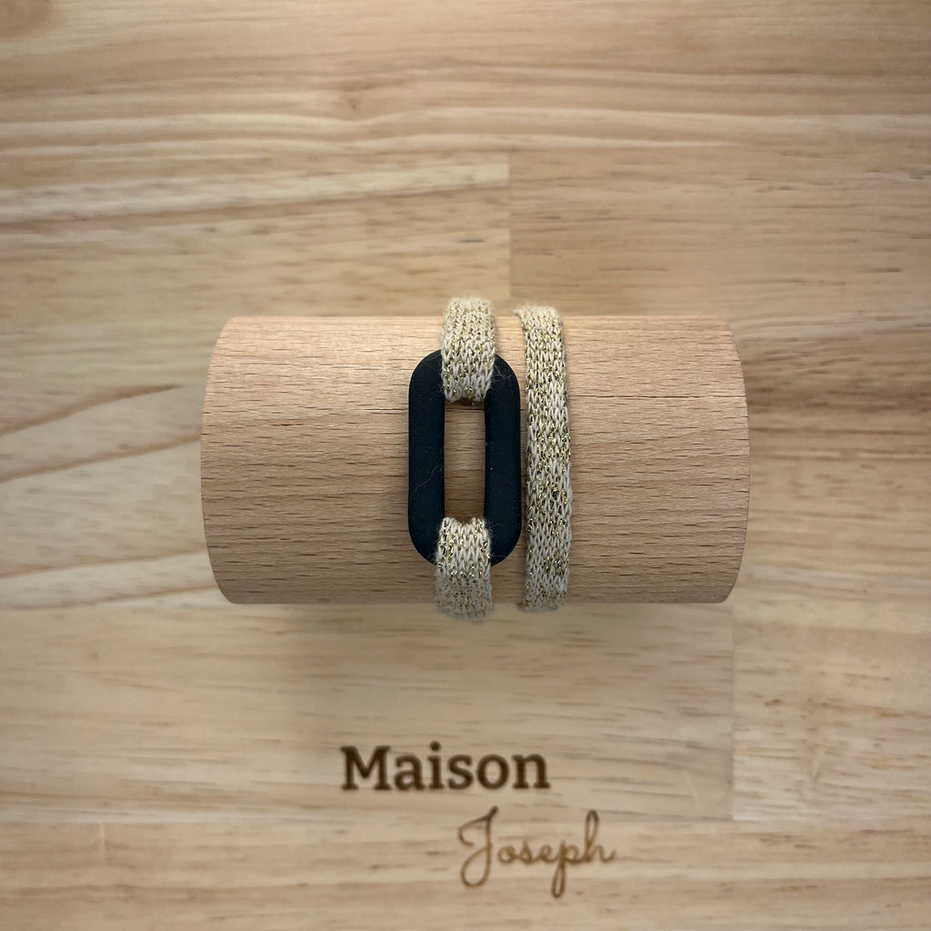 O de Océan Coton Recyclé Céramique Noire