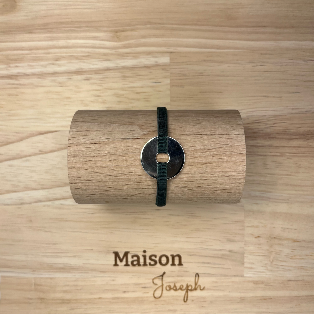 Loya Silver Adjustable Elastic Cord