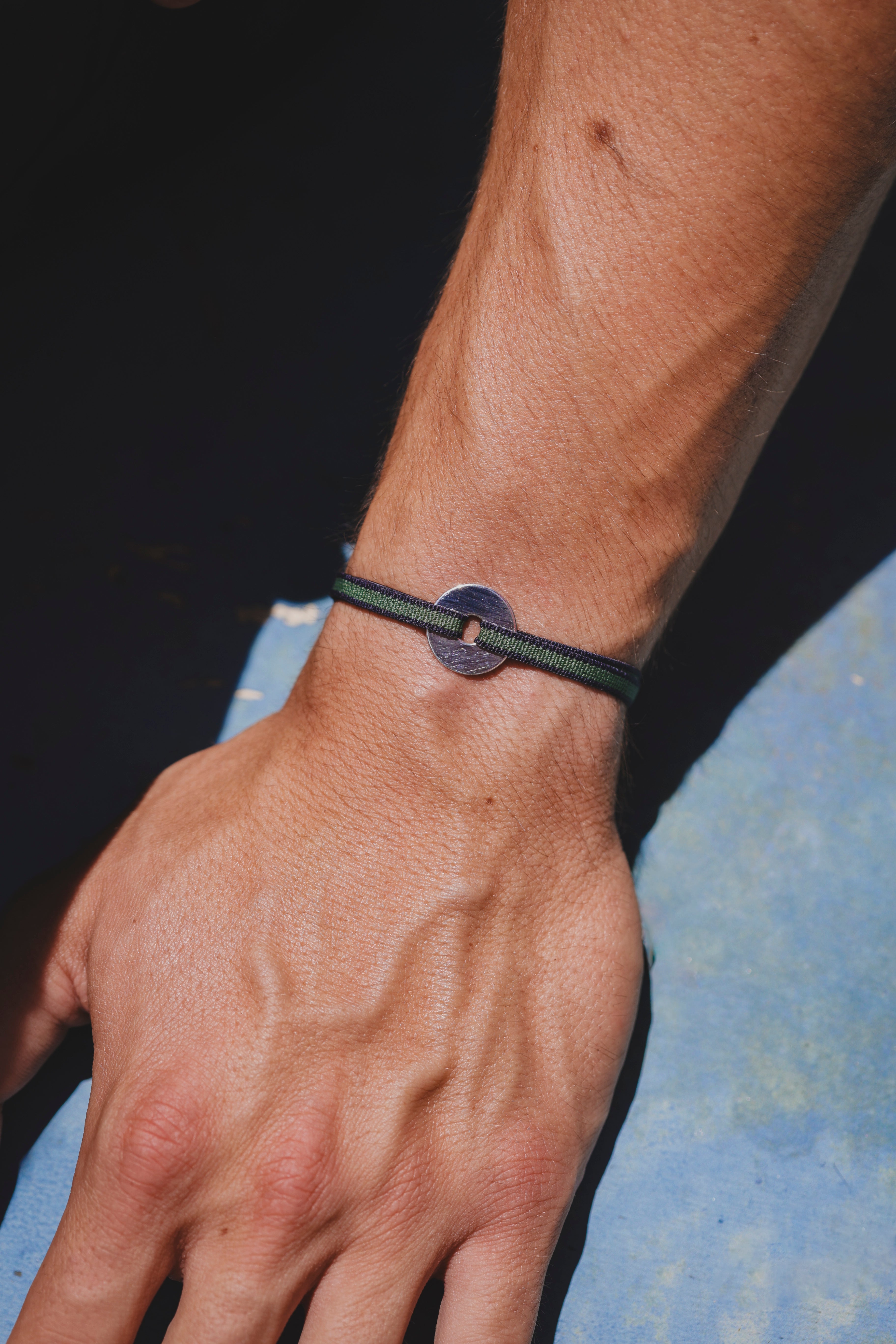 Loya Silver Adjustable Elastic Cord